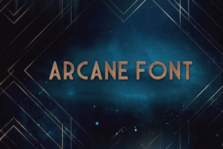 Tải + Download font chữ Arcane việt hóa cực đẹp