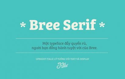 Tải + Download font chữ Bree Serif Việt hóa đẹp