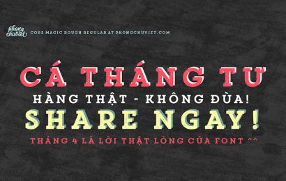 Tải + Download font chữ Core Magic Rough (Regular) Việt hóa đẹp