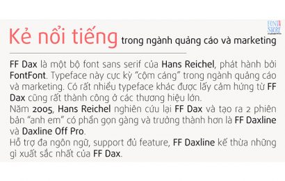 Tải + Download font chữ đến từ gia đình nổi tiếng FS Daxline Pro Việt hóa đẹp
