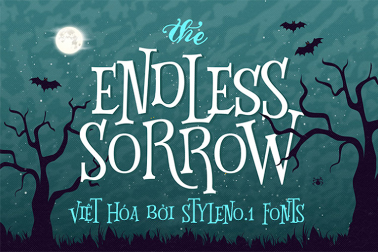 Tải + Download font chữ Halloween : Endless Sorrow Việt hóa đẹp