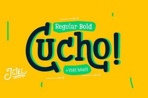 Tải + Download font chữ hoạt hình cui tươi Cucho Việt hóa đẹp