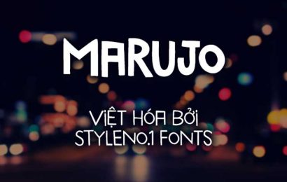 Tải + Download font chữ Marujo Việt hóa đẹp miễn phí