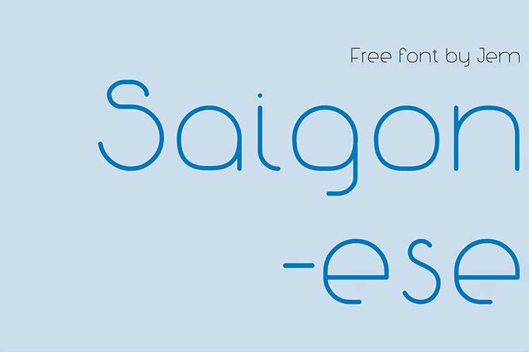 Tải + Download font chữ Saigonese: font chữ của người Việt