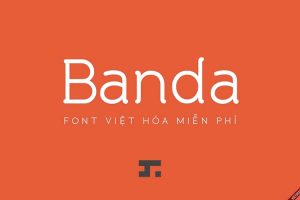 Tải + Download font chữ semi-serif QX Banda Việt hóa đẹp
