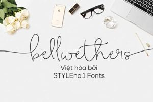 Tải + Download font chữ viết tay Bellwethers Việt hóa đẹp