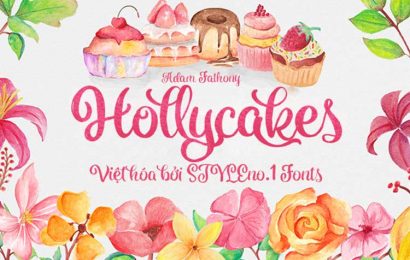 Tải + Download font chữ viết tay Hollycakes Việt hóa đẹp