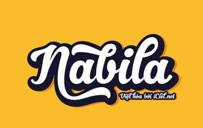 Tải + Download font chữ viết tay Nabila Việt hóa đẹp miễn phí