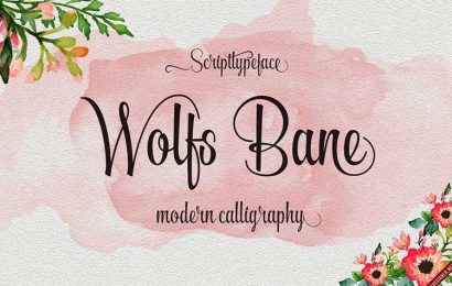 Tải + Download font chữ viết tay Wolfsbane Việt hóa đẹp