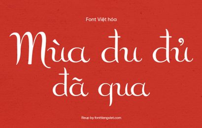 Tải + Download font chữ UVF Chikita việt hóa cực đẹp