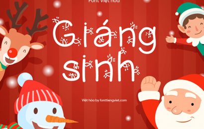 Tải + Download font chữ 1FTV Christmas Ligtness – Giáng sinh việt hóa