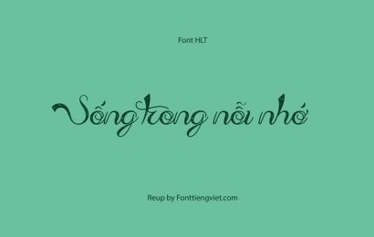 Tải + Download font chữ Việt hóa HLT Admiration Pains miễn phí