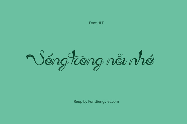 Tải + Download font chữ Việt hóa HLT Admiration Pains miễn phí