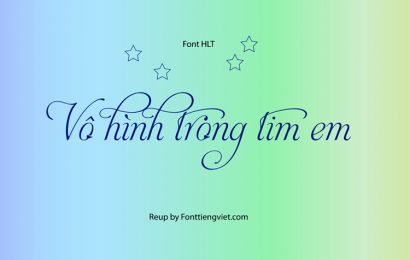 Tải + Download font chữ Việt hóa HLT AphroditeSlimStylistic miễn phí