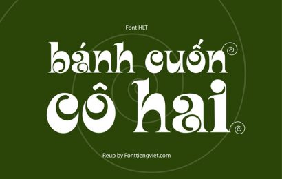 Tải + Download font chữ Việt hóa HLT Jojo miễn phí