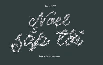 Tải + Download font chữ MTD Christmas Miracle việt hóa miễn phí