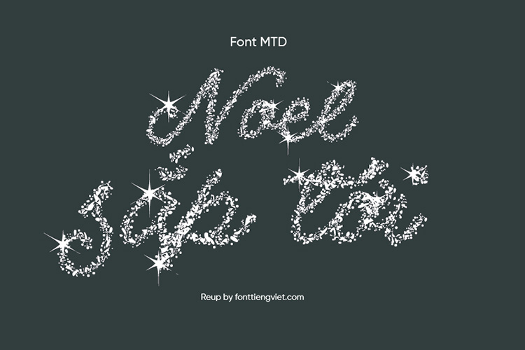 Tải + Download font chữ MTD Christmas Miracle việt hóa miễn phí