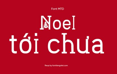 Tải + Download font chữ MTD Christmas Sound – Giáng sinh việt hóa