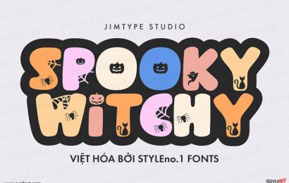 Tải + Download font chữ Việt hóa SVN Spooky Witchy miễn phí