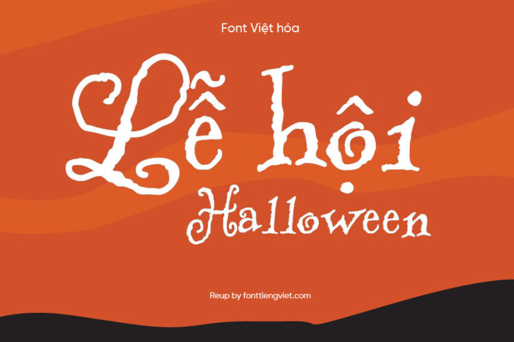 Tải + Download font chữ Are You Serious gõ tiếng việt Halloween