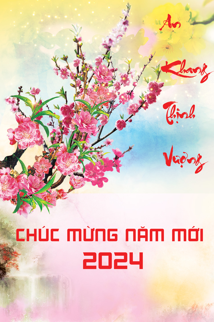 Banner thiệp tết An Khang Thịnh Vượng xuân Giáp Thìn 2024