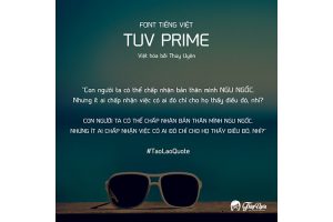 Tải + Download font chữ Việt hóa TUV Prime Regular free