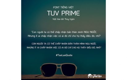 Tải + Download font chữ Việt hóa TUV Prime Regular free