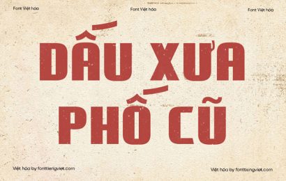 Tải + Download font chữ Việt hóa 1FTV Huxley Max ExtraBlack free