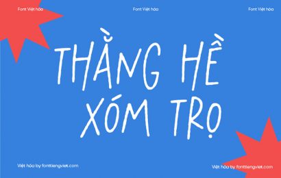 Tải + Download font chữ Việt hóa 1FTV English Speakers free