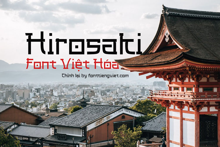 Tải + Download Font Việt Hóa 1FTV Hirosaki tinh tế đẹp free