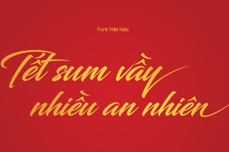 Hình ảnh demo font chữ Việt hóa 1FTV VIP Medino số 3