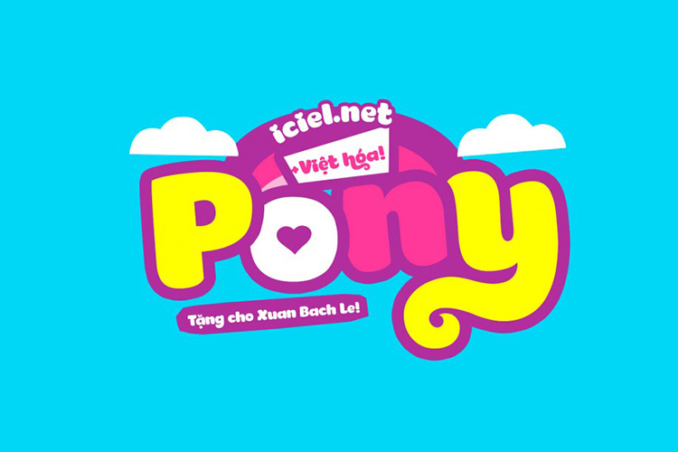 Tải + Download Font Việt Hóa iCiel Pony tinh tế đẹp free