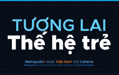 Tải + Download font chữ Việt hóa Metropolis+ free