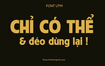Tải + Download font chữ Việt hóa UTM American Sans đẹp free