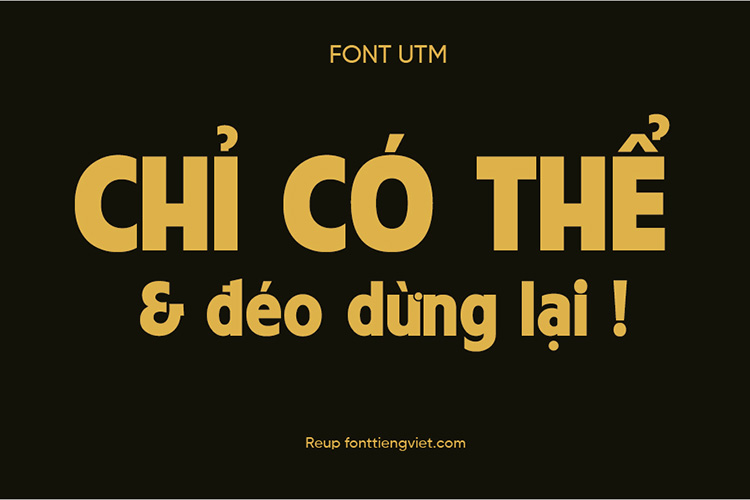 Tải + Download font chữ Việt hóa UTM American Sans đẹp free