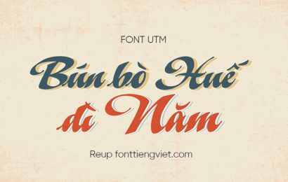 Tải + Download Font Việt Hóa UTM A&S Graceland đẹp free