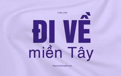 Tải + Download font chữ Việt hóa UTM Helve đẹp free