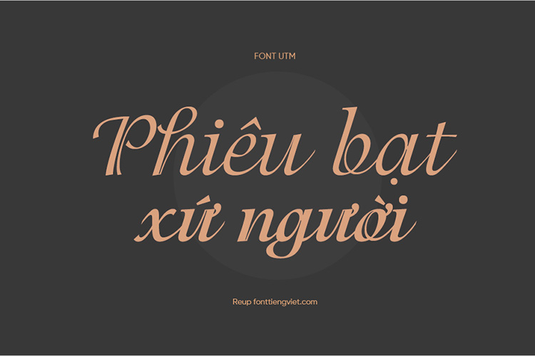 Tải + Download font chữ Việt hóa Font UTM Isadora đẹp free