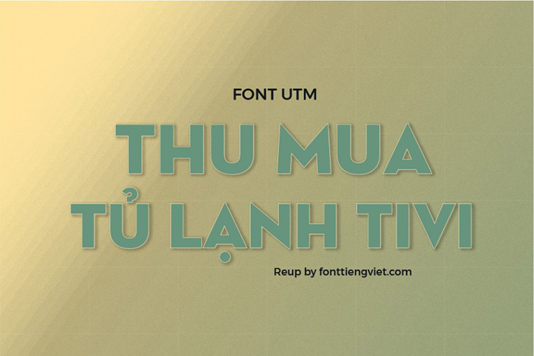 Tải + Download font chữ Việt hóa UTM Neutra đẹp free