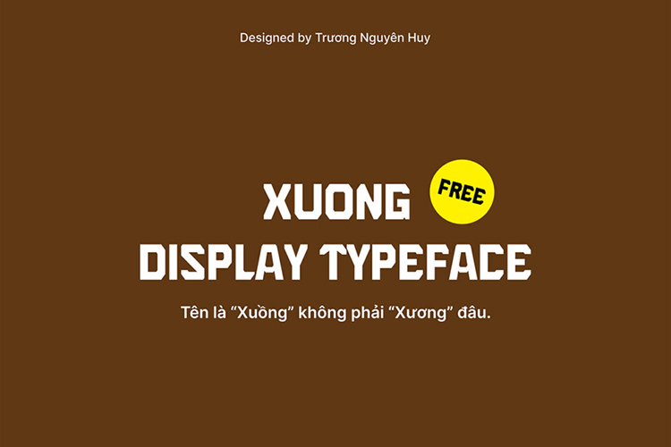 Tải + Download font chữ tiếng Việt Xuong – Font Xuồng free